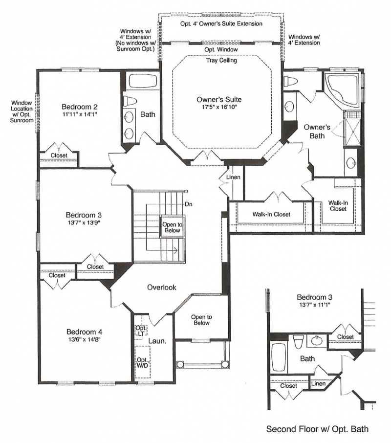St. Clement by JMB HOMES second floor plans