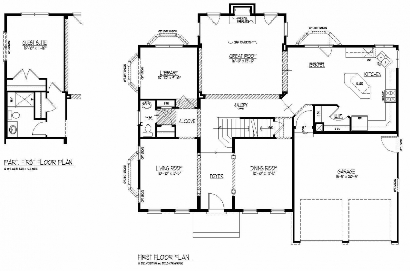 The Marimar by JMB HOMES first floor plans
