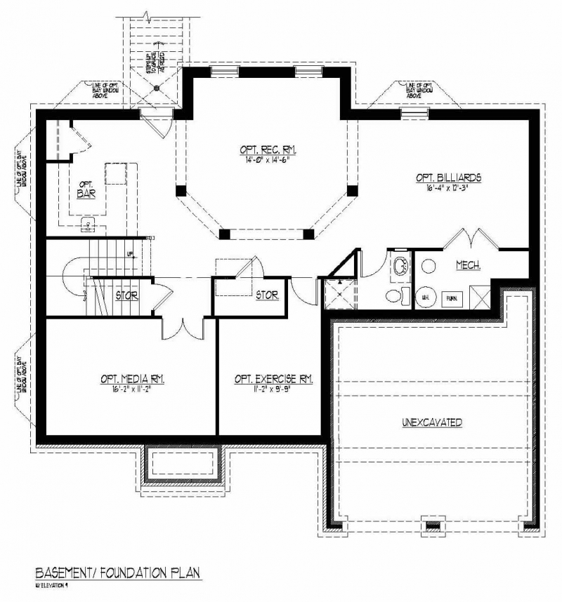 The Laurel Glen by JMB HOMES basement floor plans