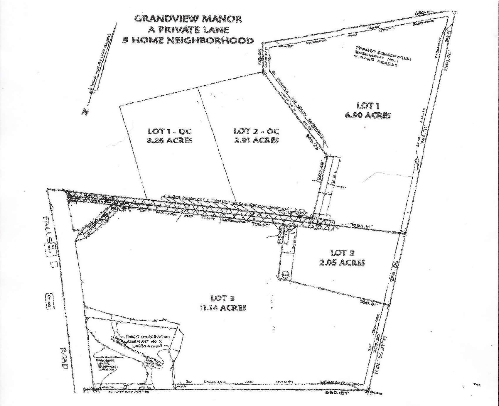Site Plan for Grandview Manor