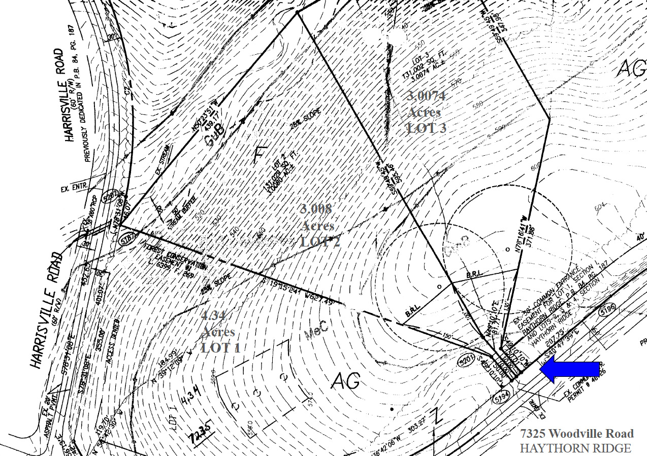 Site Plan for Haythorne Ridge