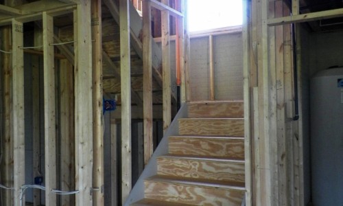 Long Reach Farms - Lot 3 Custom Build staircase construction