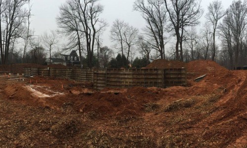 Worthington Valley, custom home, foundation 3