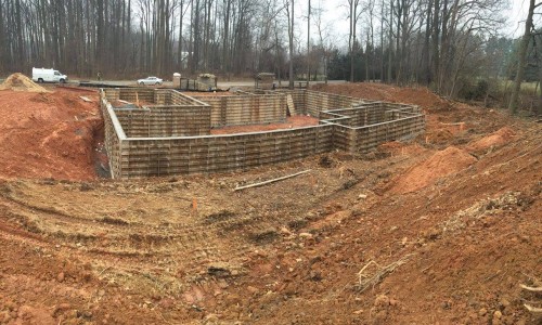 Worthington Valley, custom build, foundation 3